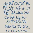 BX Embroidery Font' Coastal Hug Native BX Font, 13mm-125mm, Ready