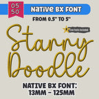 BX Embroidery Font, Coastal Hug Native BX, Embrilliance Alphabets