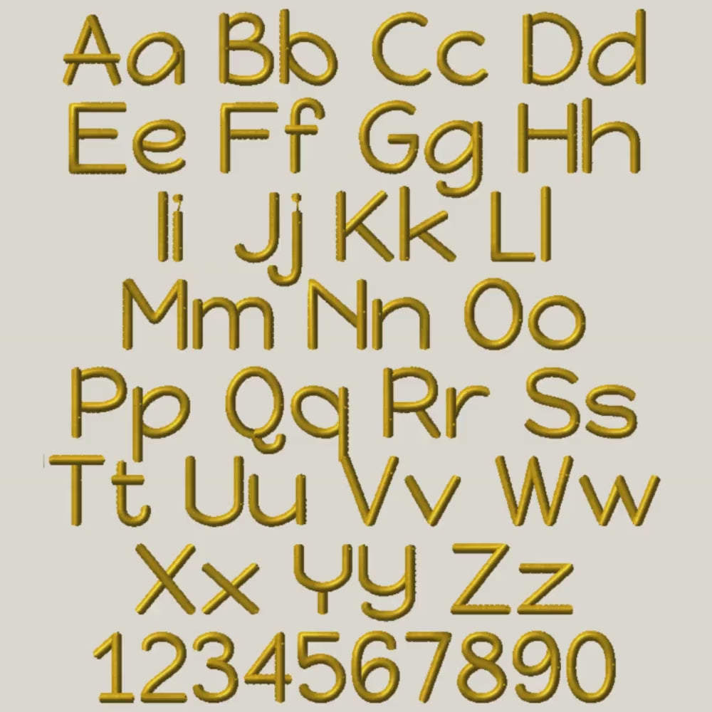 Native BX Embroidery Font, Coastal Hug Script, Edit, 13mm To 125mm