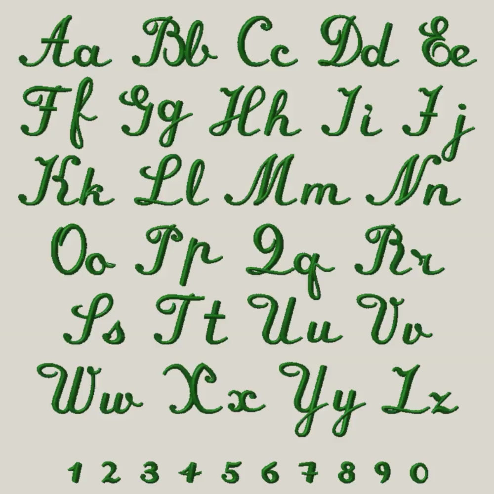 BX Embroidery Font, Coastal Hug Native BX, 13mm-125mm Editable Pro