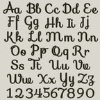 Native BX Embroidery Font, Coastal Hug Monogram, 13mm–125mm Resized