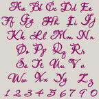 Native BX Embroidery Font, Coastal Hug BX Alphabet 13mm–125mm Size