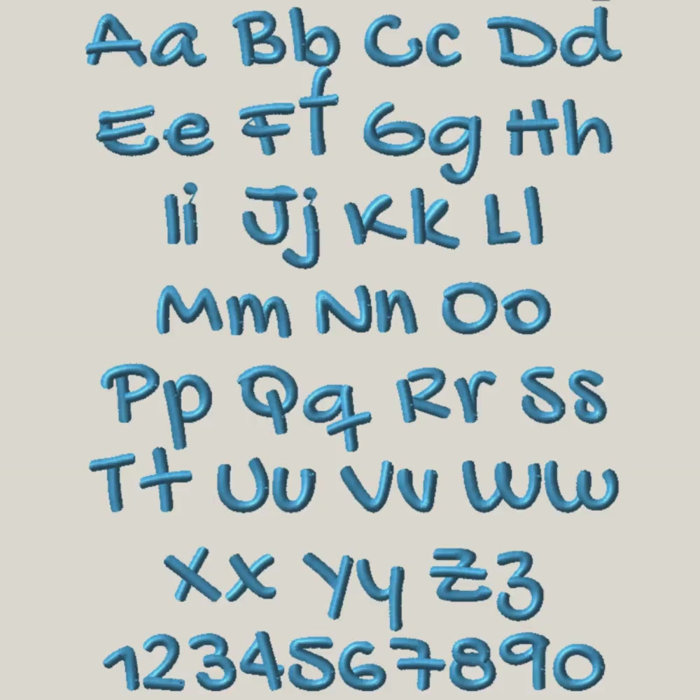 Native BX Font, Coastal Hug Embroidery, 13-125mm, Object, Editable