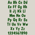 Native BX font, Coastal Hug Embroidery Font 13mm–125mm, Editable.