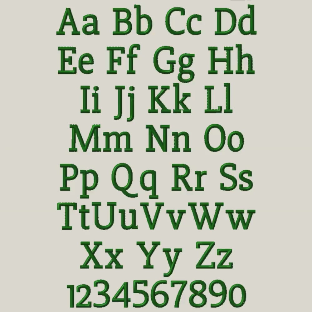 Native BX Embroidery Font, Coastal Hug Script, 13mm-125mm Editable